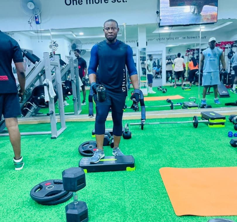 Structured training routine in motion